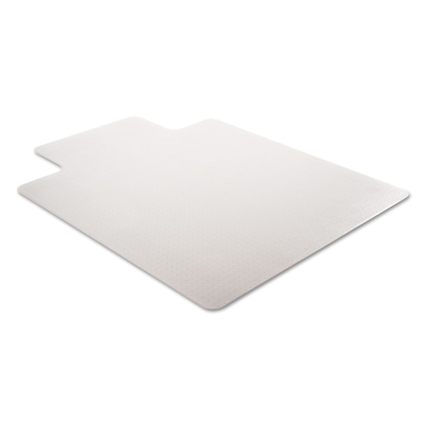 Deflecto DuraMat Moderate Use Chair Mat, Low Pile Carpet, Flat, 36 x 48, Lipped, Clear (CM13113)