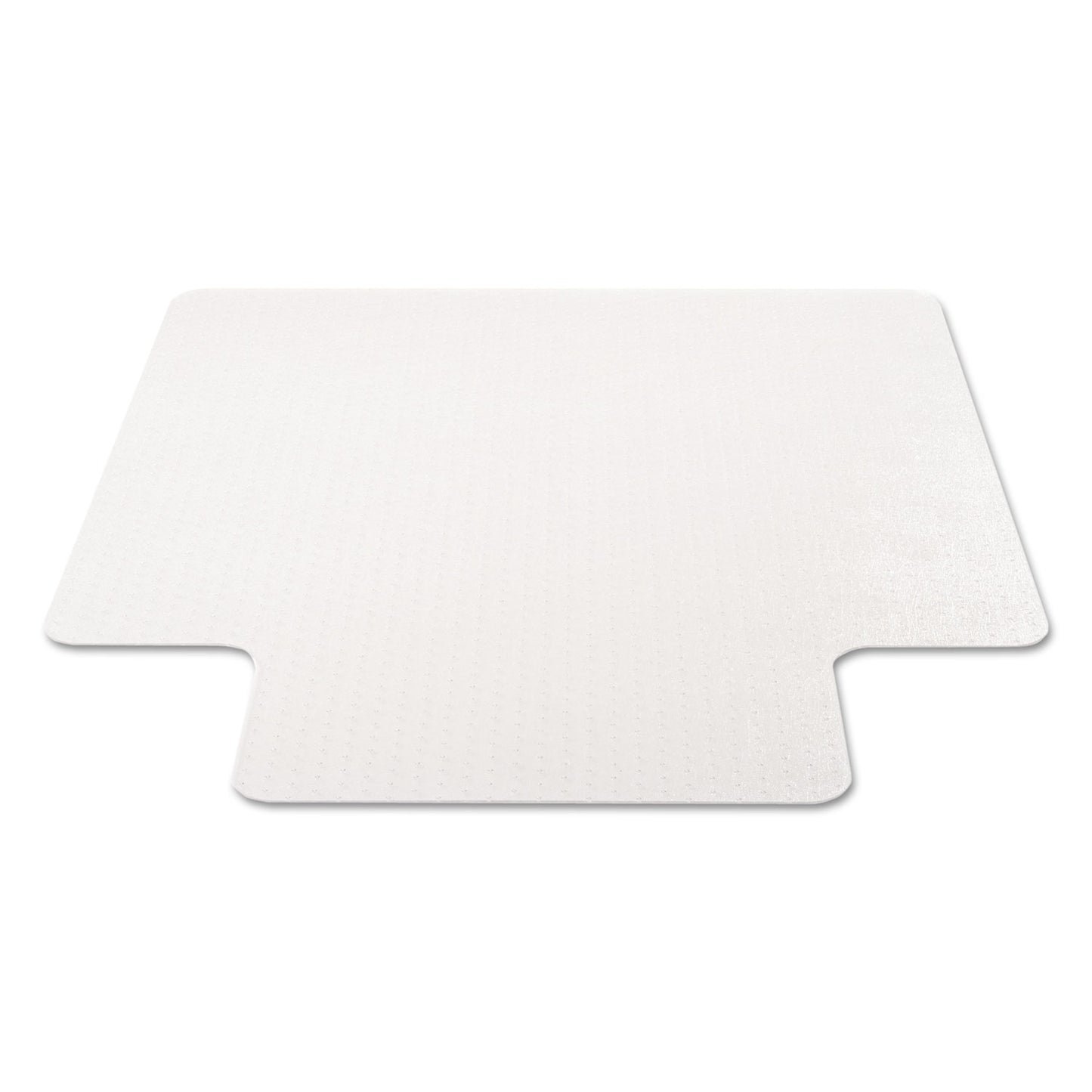 Deflecto EconoMat Occasional Use Chair Mat, Low Pile Carpet, Flat, 36 x 48, Lipped, Clear (CM11112)