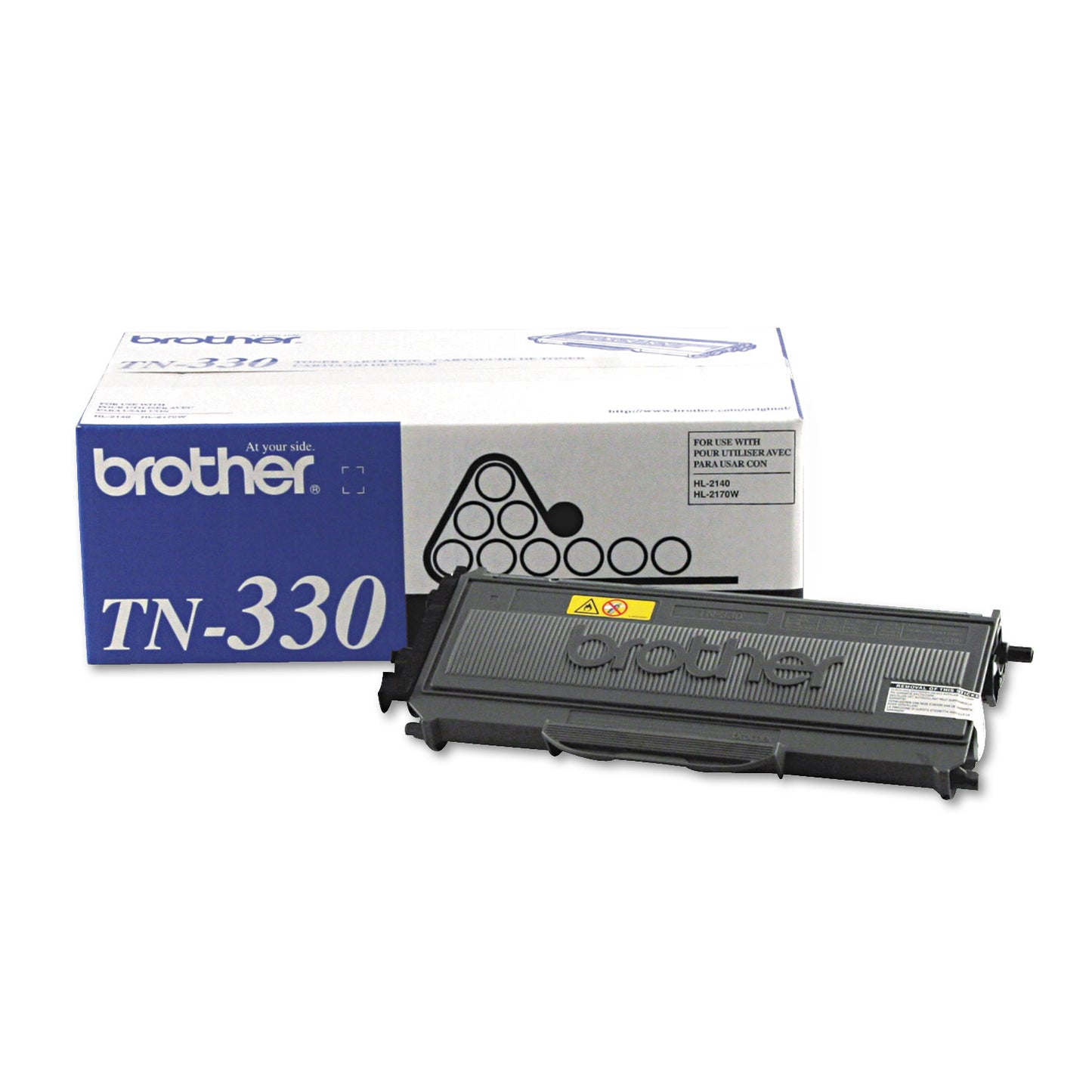 Brother TN330 Toner, 1,500 Page-Yield, Black