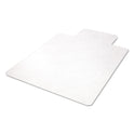 Deflecto EconoMat All Day Use Chair Mat for Hard Floors, Flat Packed, 36 x 48, Lipped, Clear (CM21112)