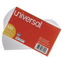 Universal Unruled Index Cards, 3 x 5, White, 100/Pack (47200)