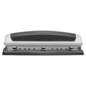 Swingline 10-Sheet Precision Pro Desktop Two- to Three-Hole Punch, 9/32" Holes (74037)