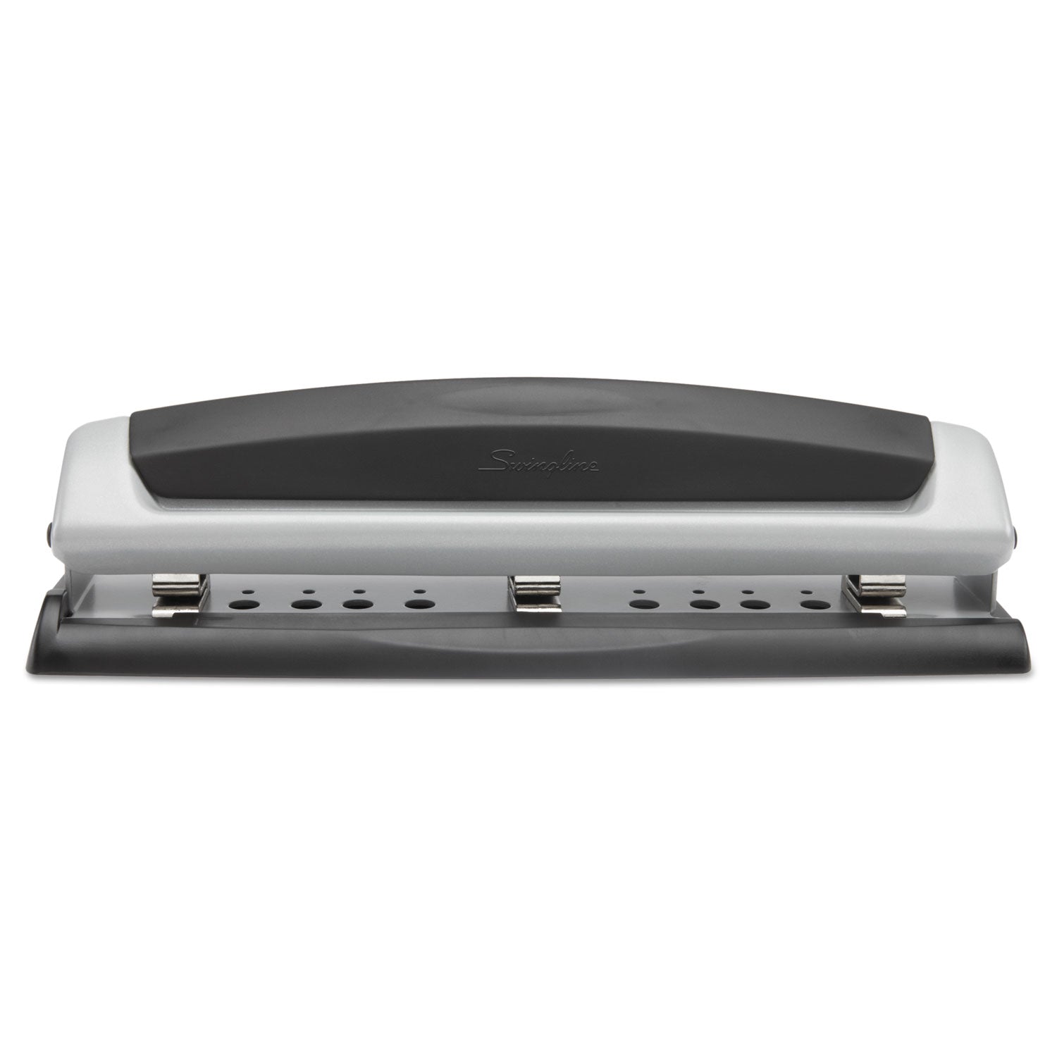 Swingline 10-Sheet Precision Pro Desktop Two- to Three-Hole Punch, 9/32" Holes (74037)