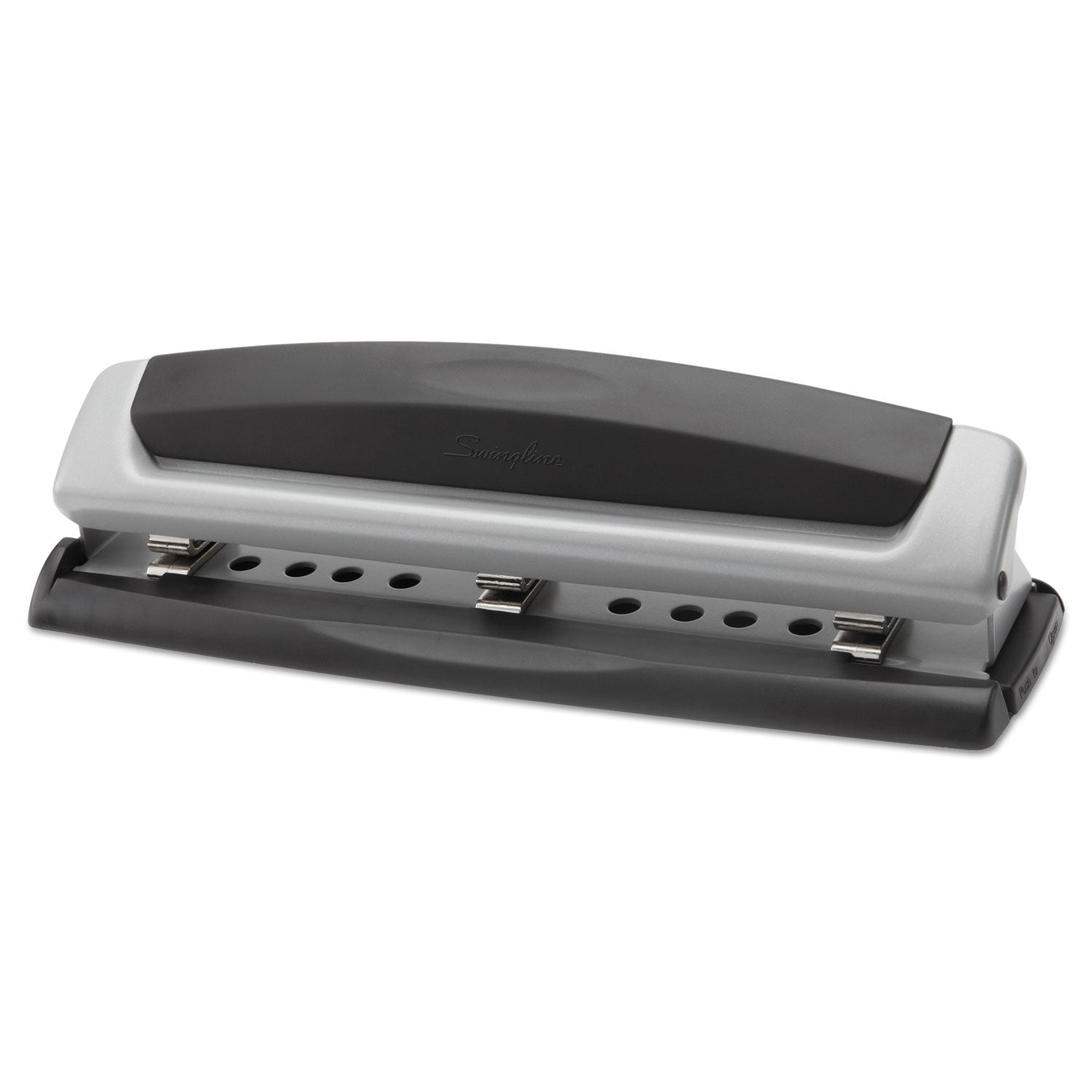 Swingline 10-Sheet Precision Pro Desktop Two- to Three-Hole Punch, 9/32" Holes (74037)