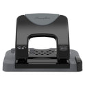 Swingline 20-Sheet SmartTouch Two-Hole Punch, 9/32" Holes, Black/Gray (74135)