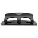 Swingline 20-Sheet SmartTouch Three-Hole Punch, 9/32" Holes, Black/Gray (74133)