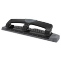 Swingline 12-Sheet SmartTouch Three-Hole Punch, 9/32" Holes, Black/Gray (74134)