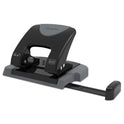 Swingline 20-Sheet SmartTouch Two-Hole Punch, 9/32" Holes, Black/Gray (74135)