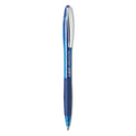 BIC GLIDE Ballpoint Pen, Retractable, Medium 1 mm, Blue Ink, Translucent Blue/Blue Barrel, Dozen (VCG11BE)