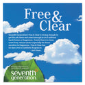 Seventh Generation Natural Liquid Fabric Softener, Free and Clear, 42 Loads, 32 oz Bottle, 6/Carton (22833)