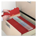 Smead Four-Section Pressboard Top Tab Classification Folders, Four SafeSHIELD Fasteners, 1 Divider, Legal Size, Bright Red, 10/Box (18731)