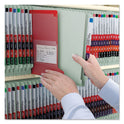 Smead End Tab Pressboard Classification Folders, Six SafeSHIELD Fasteners, 2" Expansion, 2 Dividers, Letter Size, Gray-Green, 10/BX (26810)