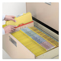 Smead 6-Section Pressboard Top Tab Pocket Classification Folders, 6 SafeSHIELD Fasteners, 2 Dividers, Legal Size, Yellow, 10/Box (19084)