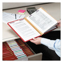 Smead Eight-Section Pressboard Top Tab Classification Folders, 8 SafeSHIELD Fasteners, 3 Dividers, Legal Size, Bright Red, 10/Box (19095)