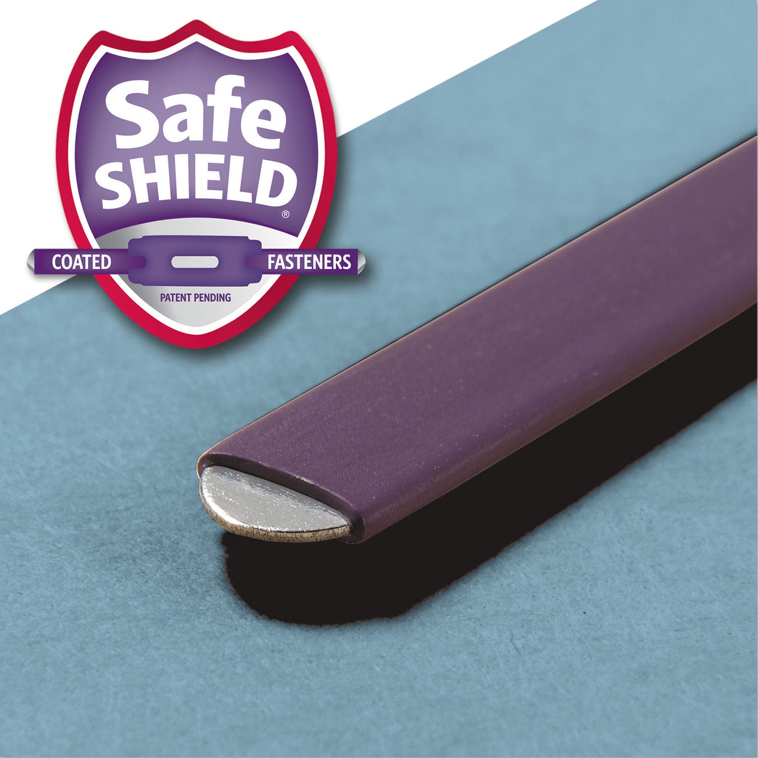 Smead Six-Section Pressboard Top Tab Classification Folders, Six SafeSHIELD Fasteners, 2 Dividers, Letter Size, Assorted, 10/Box (14025)