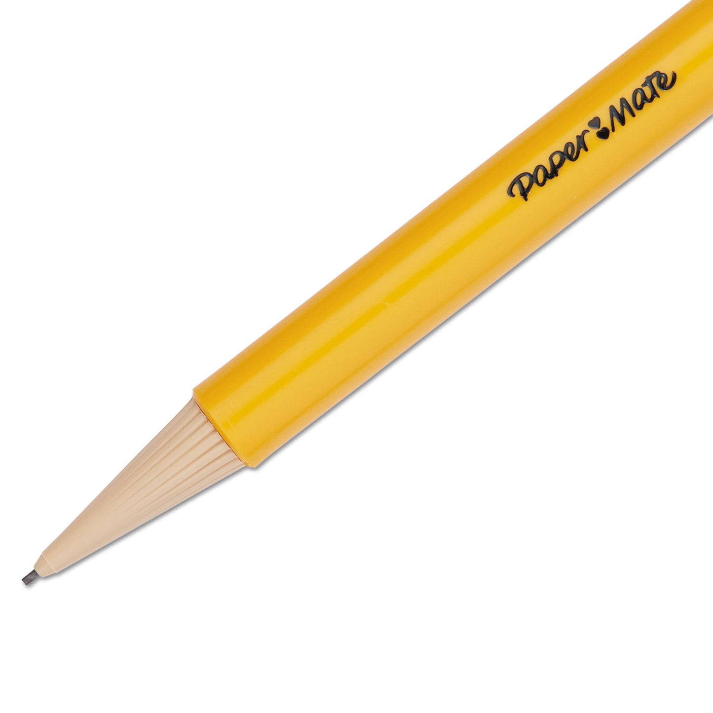 Paper Mate Sharpwriter Mechanical Pencil, 0.7 mm, HB (#2), Black Lead, Classic Yellow Barrel, Dozen (3030131C)