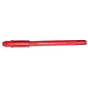 Paper Mate FlexGrip Ultra Recycled Ballpoint Pen, Stick, Medium 1 mm, Red Ink, Red Barrel, Dozen (9620131)