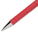 Paper Mate FlexGrip Ultra Recycled Ballpoint Pen, Stick, Medium 1 mm, Red Ink, Red Barrel, Dozen (9620131)