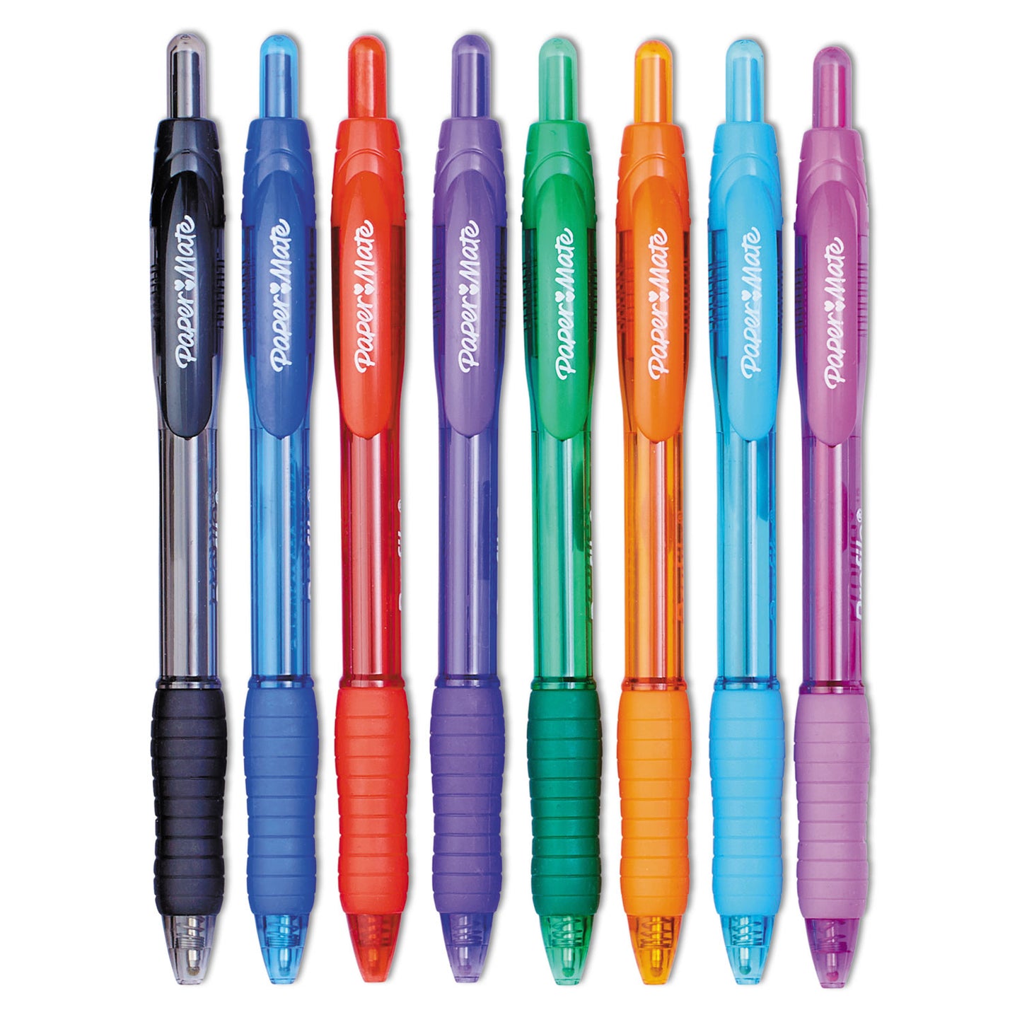 Paper Mate Profile Ballpoint Pen, Retractable, Bold 1.4 mm, Assorted Ink and Barrel Colors, 8/Pack (1960662)