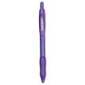 Paper Mate Profile Ballpoint Pen, Retractable, Bold 1.4 mm, Purple Ink, Translucent Purple Barrel, Dozen (35830)