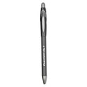 Paper Mate FlexGrip Elite Ballpoint Pen, Retractable, Fine 0.8 mm, Black Ink, Black Barrel, Dozen (85582)