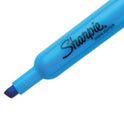 Sharpie Tank Style Highlighters, Blue Ink, Chisel Tip, Blue Barrel, Dozen (25010B)