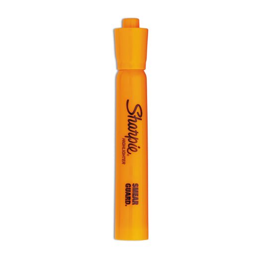 Sharpie Tank Style Highlighters, Orange Ink, Chisel Tip, Orange Barrel, Dozen (25006B)