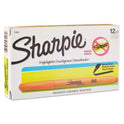 Sharpie Pocket Style Highlighters, Fluorescent Orange Ink, Chisel Tip, Orange Barrel, Dozen (27006)