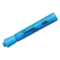 Sharpie Tank Style Highlighters, Blue Ink, Chisel Tip, Blue Barrel, Dozen (25010B)