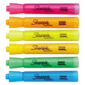 Sharpie Tank Style Highlighters with Open-Stock Box, Assorted Ink Colors, Chisel Tip, Assorted Barrel Colors, Dozen (25053)