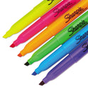 Sharpie Pocket Style Highlighters, Assorted Ink Colors, Chisel Tip, Assorted Barrel Colors, Dozen (27145)