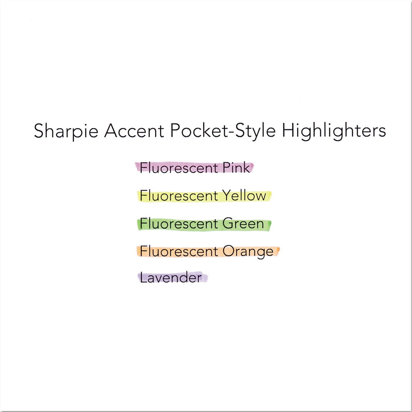 Sharpie Pocket Style Highlighters, Fluorescent Orange Ink, Chisel Tip, Orange Barrel, Dozen (27006)