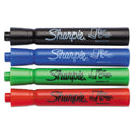 Sharpie Flip Chart Marker, Broad Bullet Tip, Assorted Colors, 4/Set (22474)