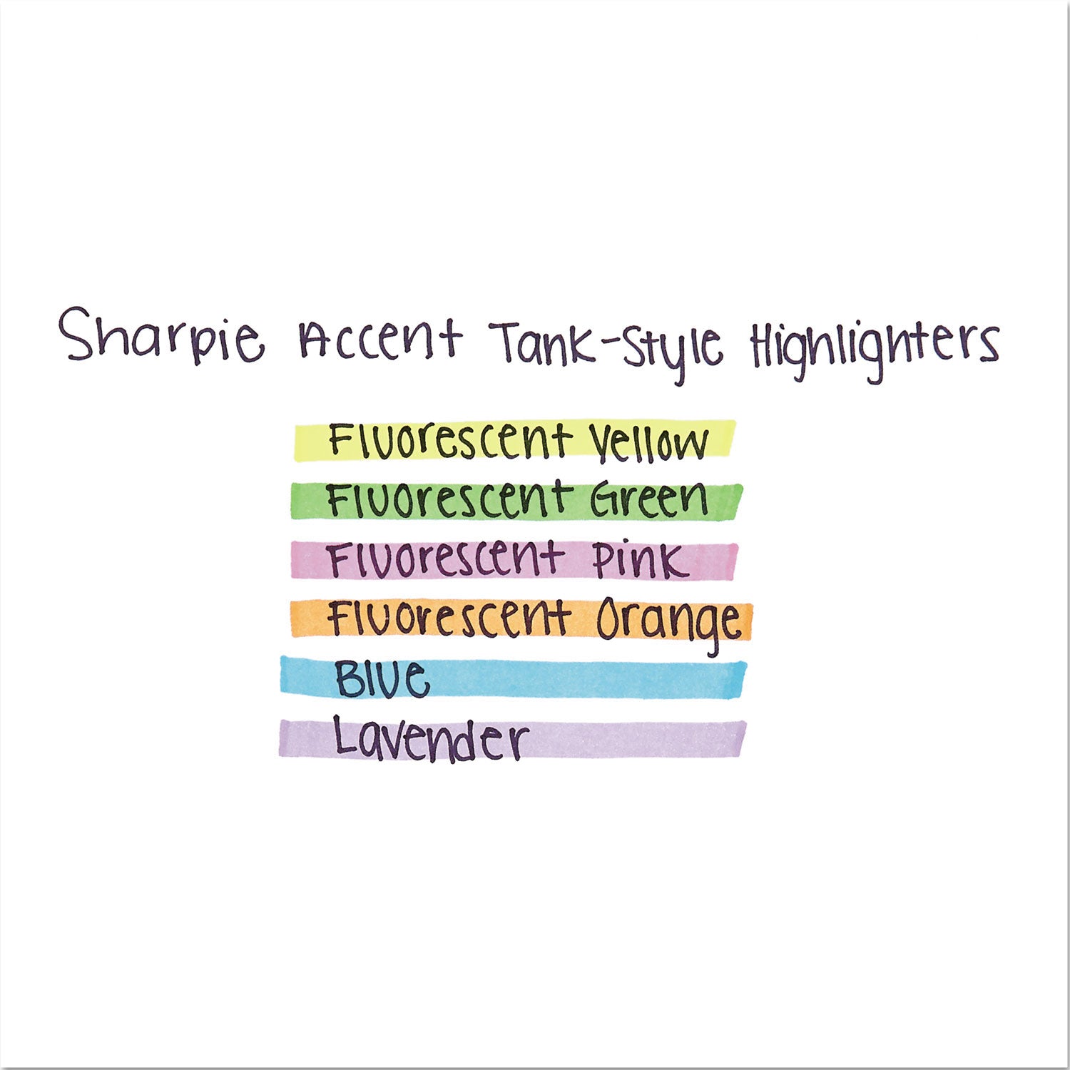 Sharpie Tank Style Highlighters, Fluorescent Yellow Ink, Chisel Tip, Yellow Barrel, Dozen (25025B)