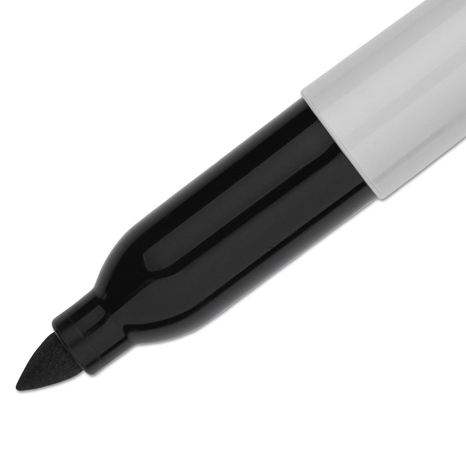 Sharpie Super Permanent Marker, Fine Bullet Tip, Black, Dozen (33001)