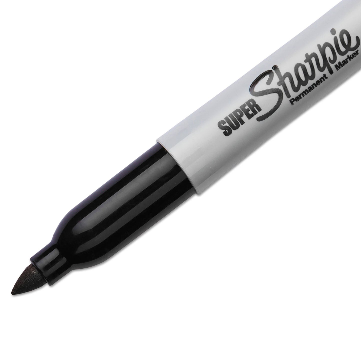 Sharpie Super Permanent Marker, Fine Bullet Tip, Black, 6/Pack (33666PP)