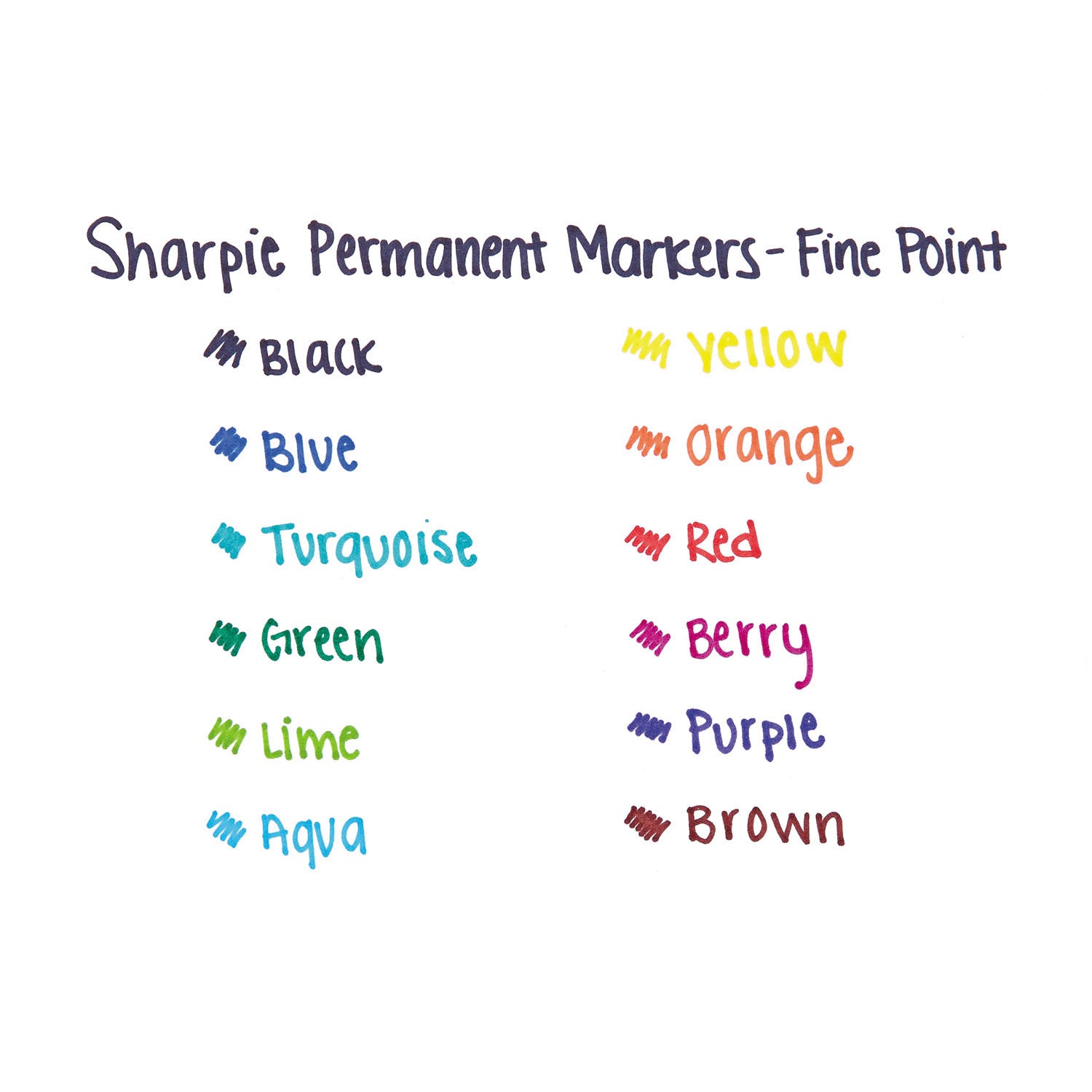 Sharpie Fine Tip Permanent Marker, Fine Bullet Tip, Blue, Dozen (30003B)