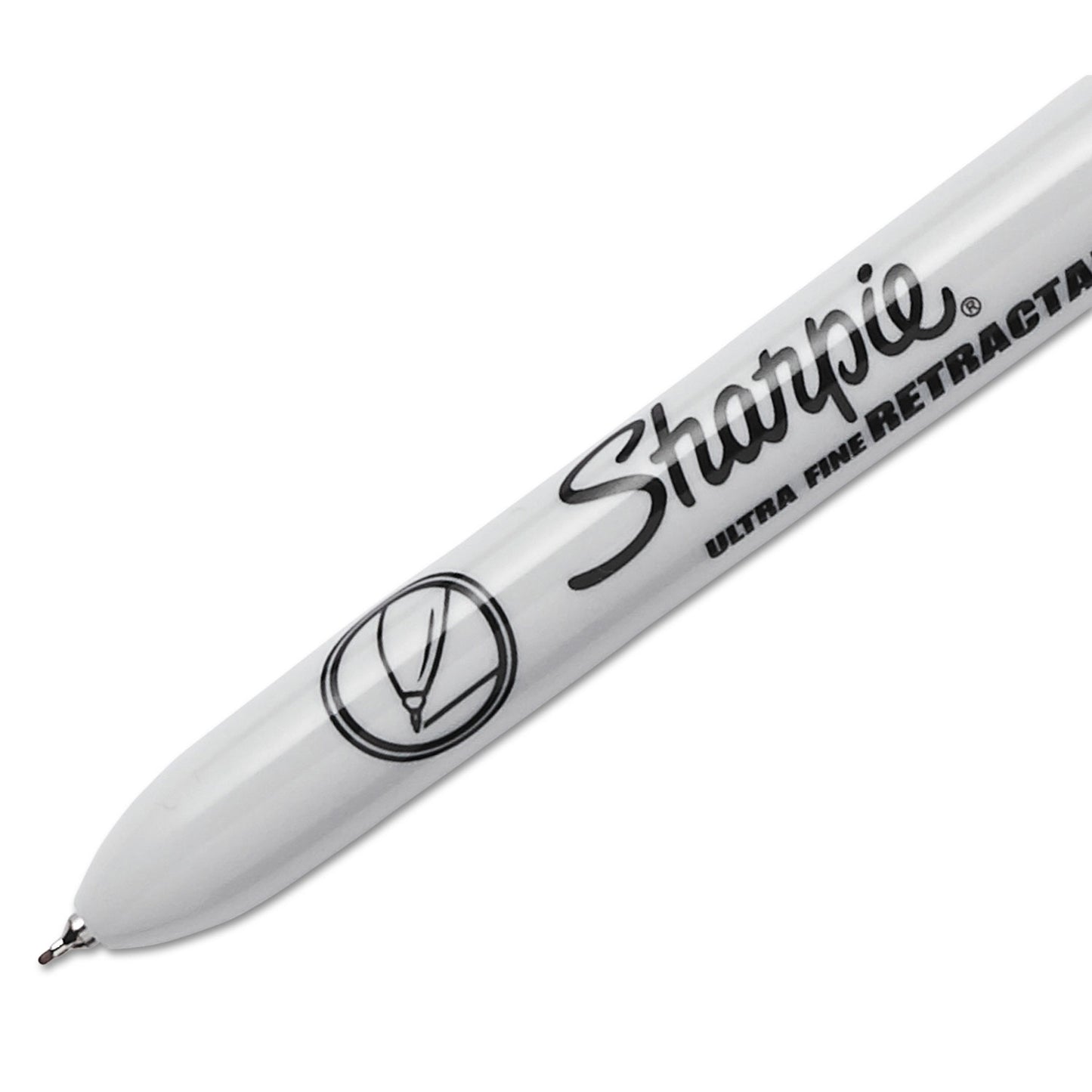 Sharpie Retractable Permanent Marker, Extra-Fine Needle Tip, Red (1735791)