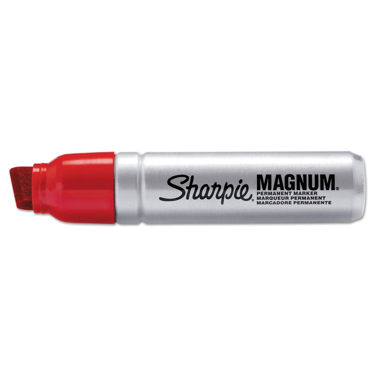 Sharpie Magnum Permanent Marker, Broad Chisel Tip, Red (44002)