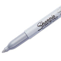 Sharpie Metallic Fine Point Permanent Markers, Fine Bullet Tip, Metallic Silver, 4/Pack (39109PP)