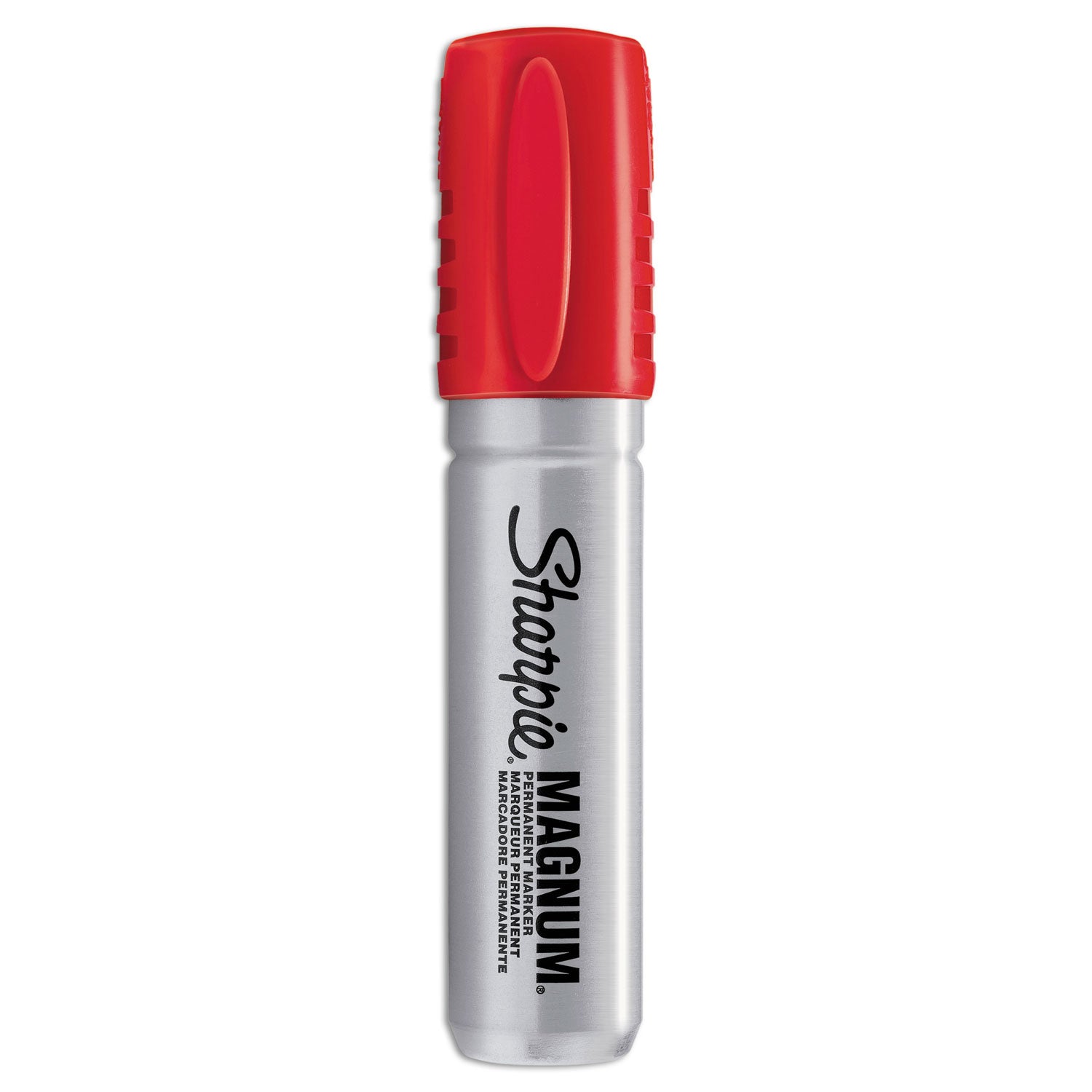 Sharpie Magnum Permanent Marker, Broad Chisel Tip, Red (44002)