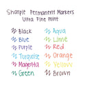 Sharpie Retractable Permanent Marker, Extra-Fine Needle Tip, Red (1735791)