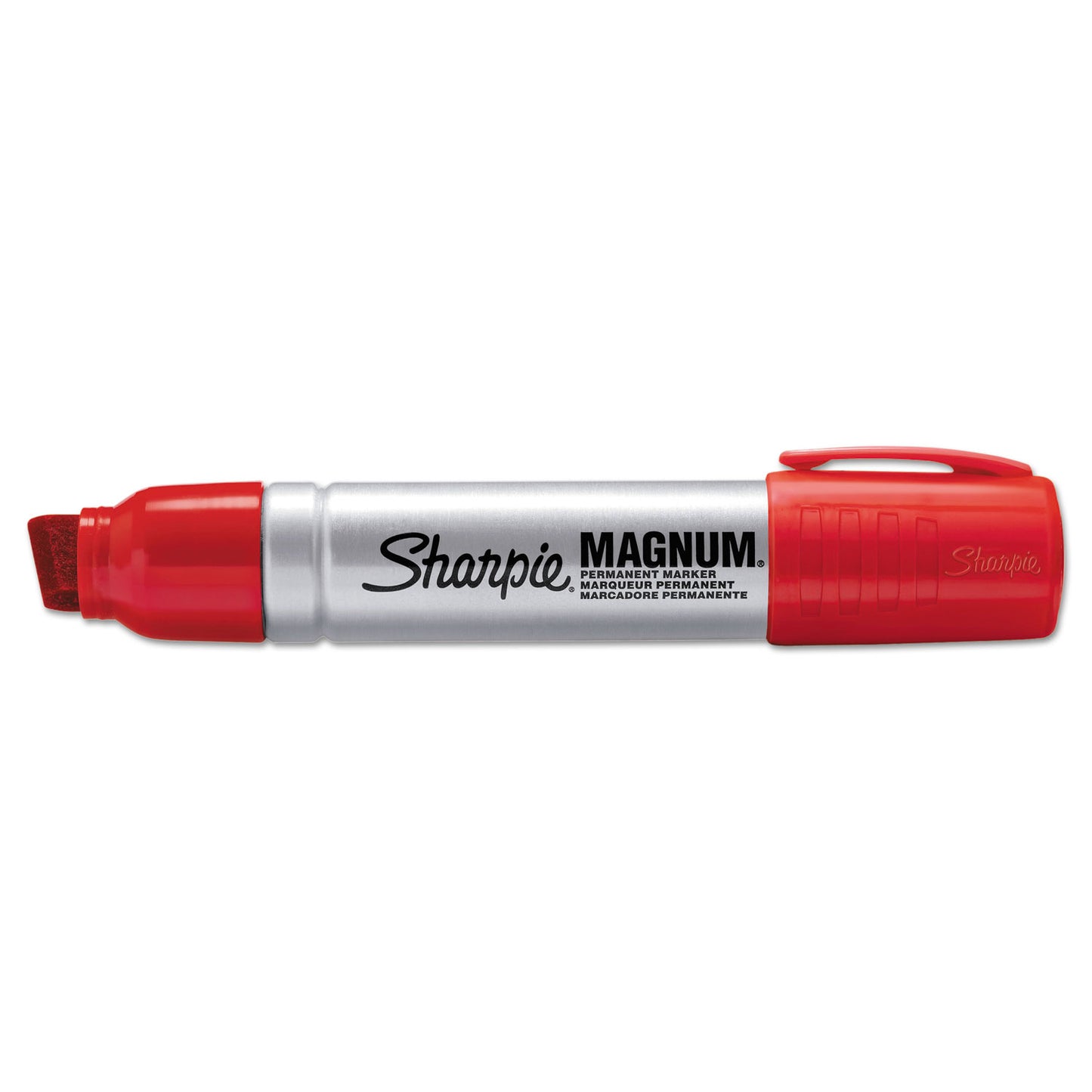Sharpie Magnum Permanent Marker, Broad Chisel Tip, Red (44002)