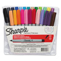 Sharpie Ultra Fine Tip Permanent Marker, Ultra-Fine Needle Tip, Assorted Colors, 24/Set (75847)
