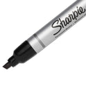 Sharpie Durable Metal Barrel Permanent Marker, Broad Chisel Tip, Black (1794224)