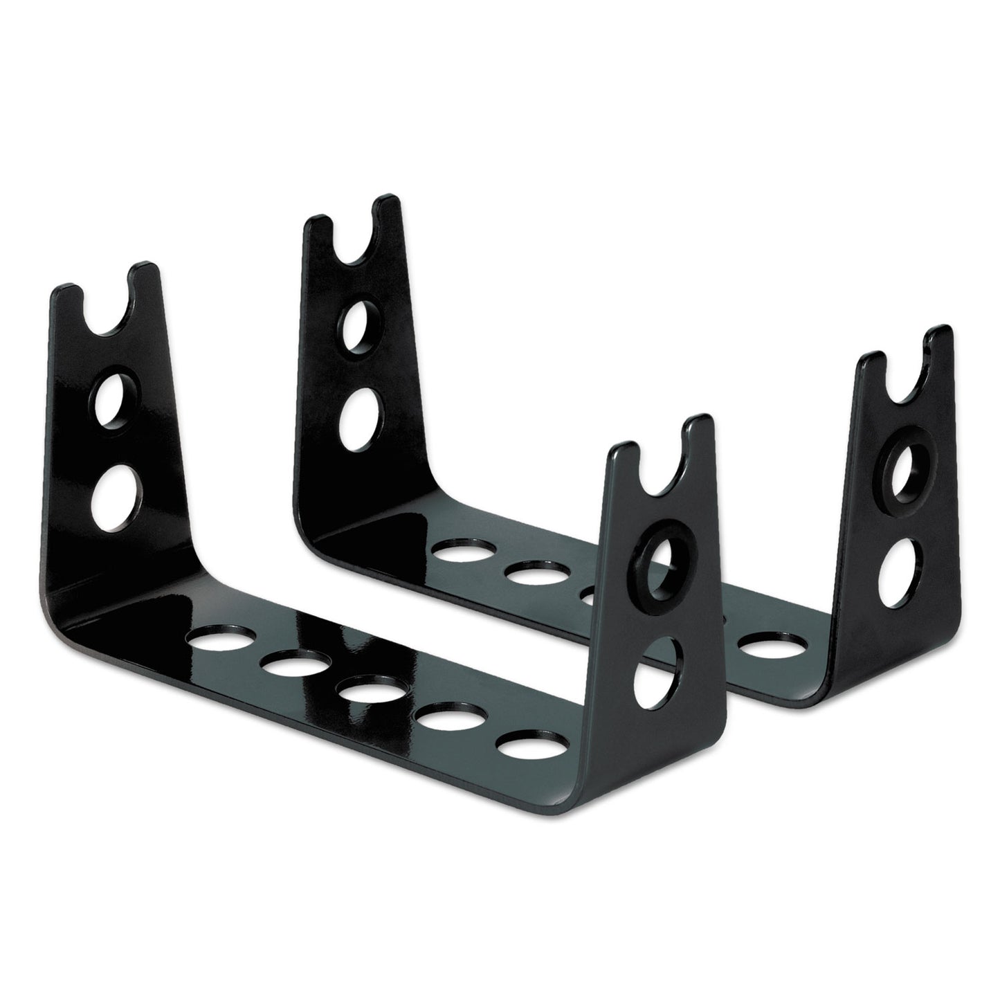 Allsop Metal Art Monitor Stand Risers, 4.75 x 8.75 x 2.5, Black (31480)