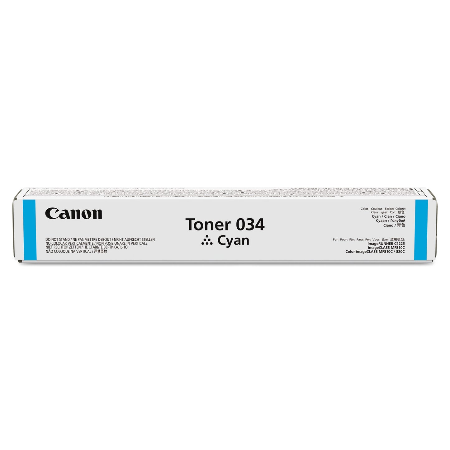 Canon 9453B001 (034) Toner, 7,300 Page-Yield, Cyan