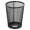 Rolodex Nestable Jumbo Wire Mesh Pencil Cup, 4.38" Diameter x 5.4"h, Black (62557)