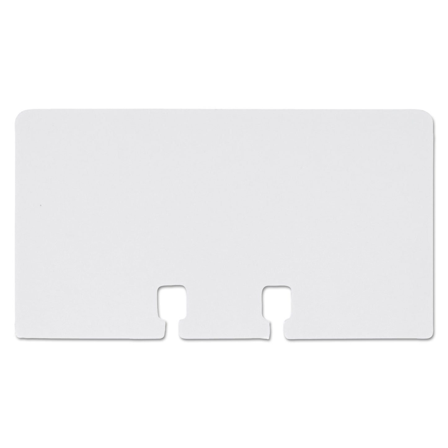 Rolodex Plain Unruled Refill Card, 2.25 x 4, White, 100 Cards/Pack (67558)