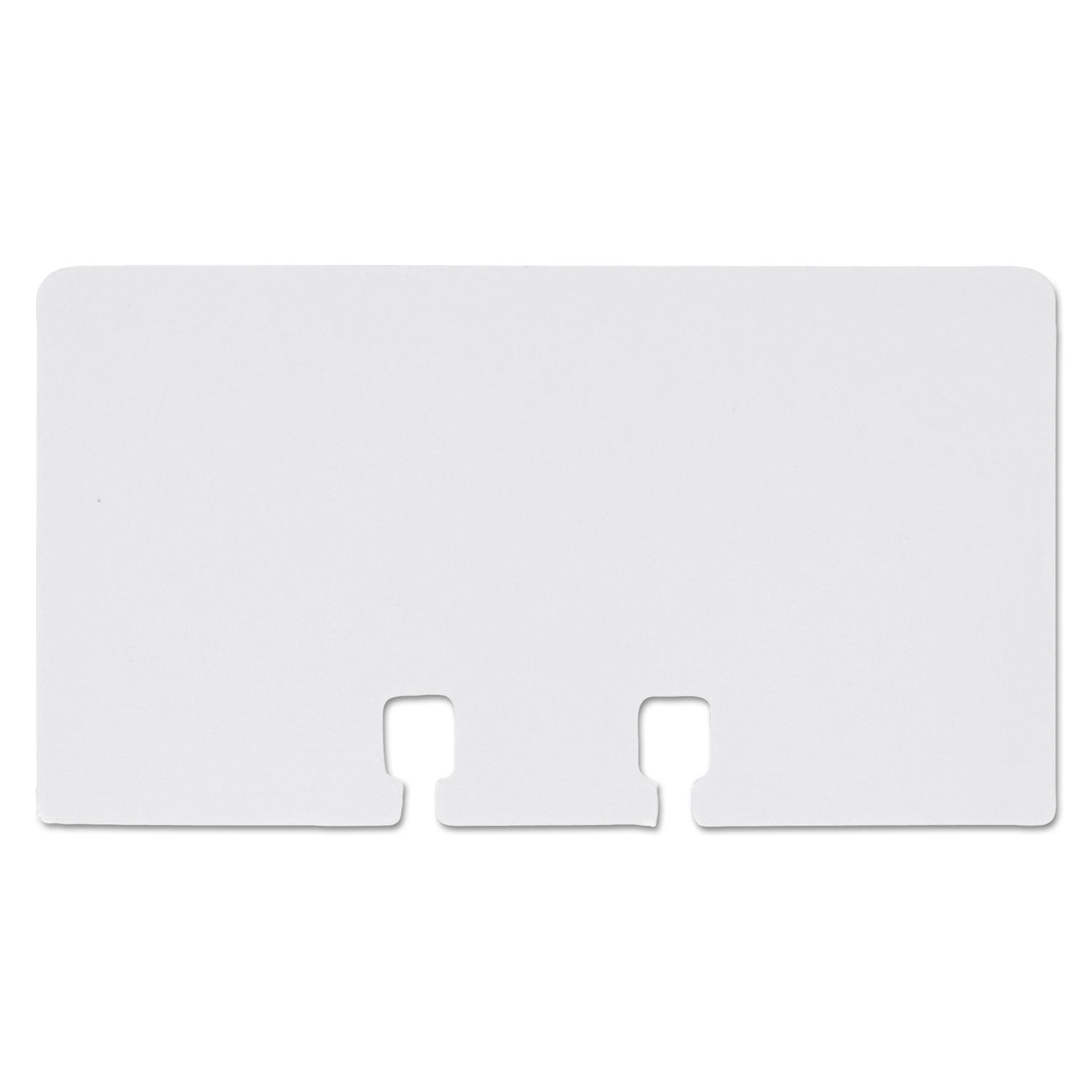 Rolodex Plain Unruled Refill Card, 2.25 x 4, White, 100 Cards/Pack (67558)